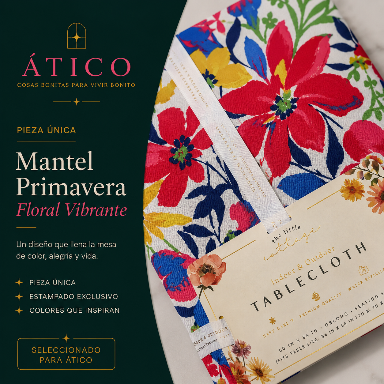 Mantel Florad Vibrante